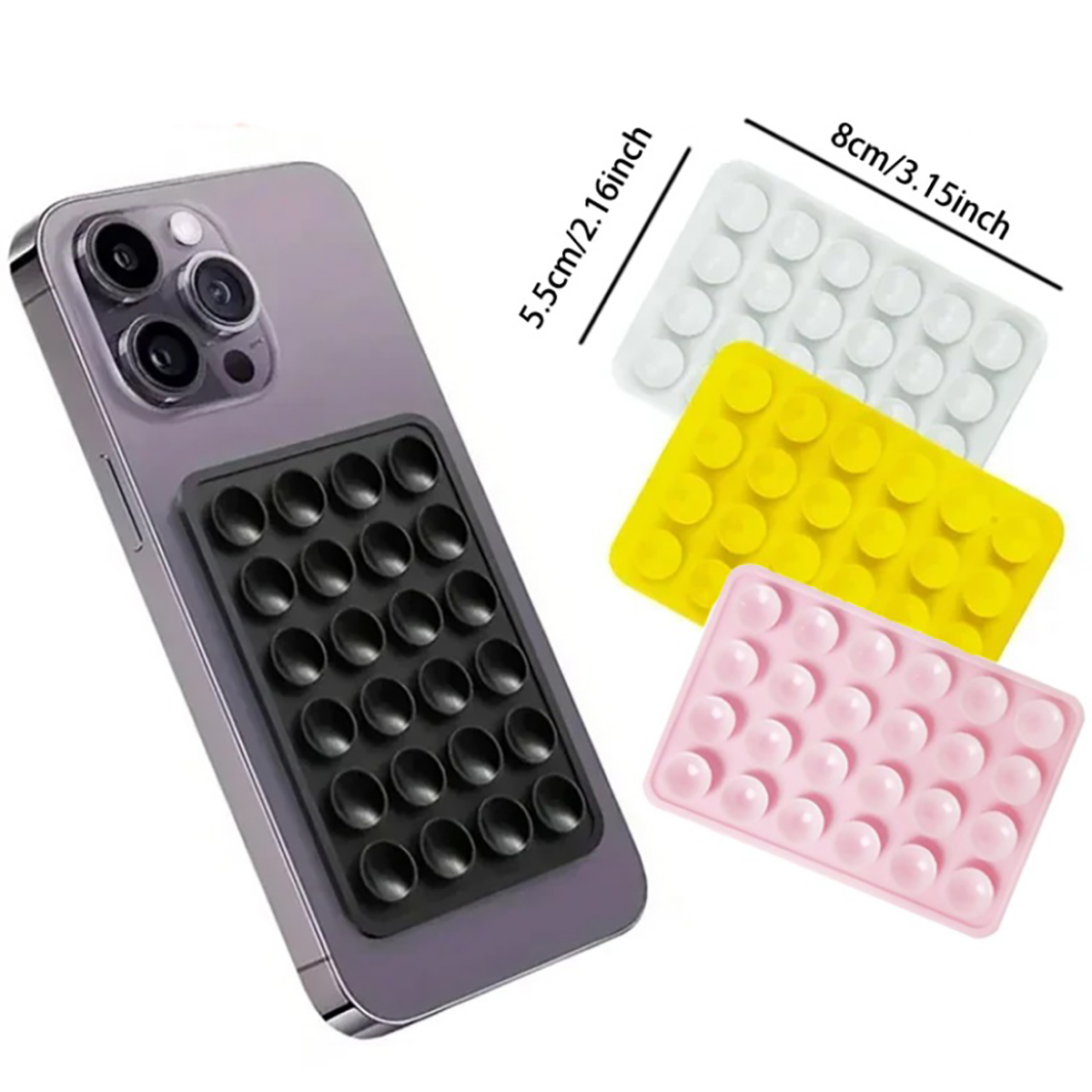 Phone Holder - Siliconen telefoonhouder met zuignap, multifunctionele zuignap,