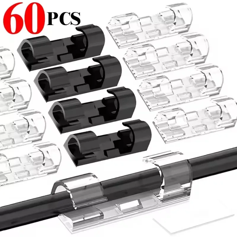 Cable Organizer - Kabelclips Organizer Draadhouder Kabelbeheer Zelfklevende Kabelmanager