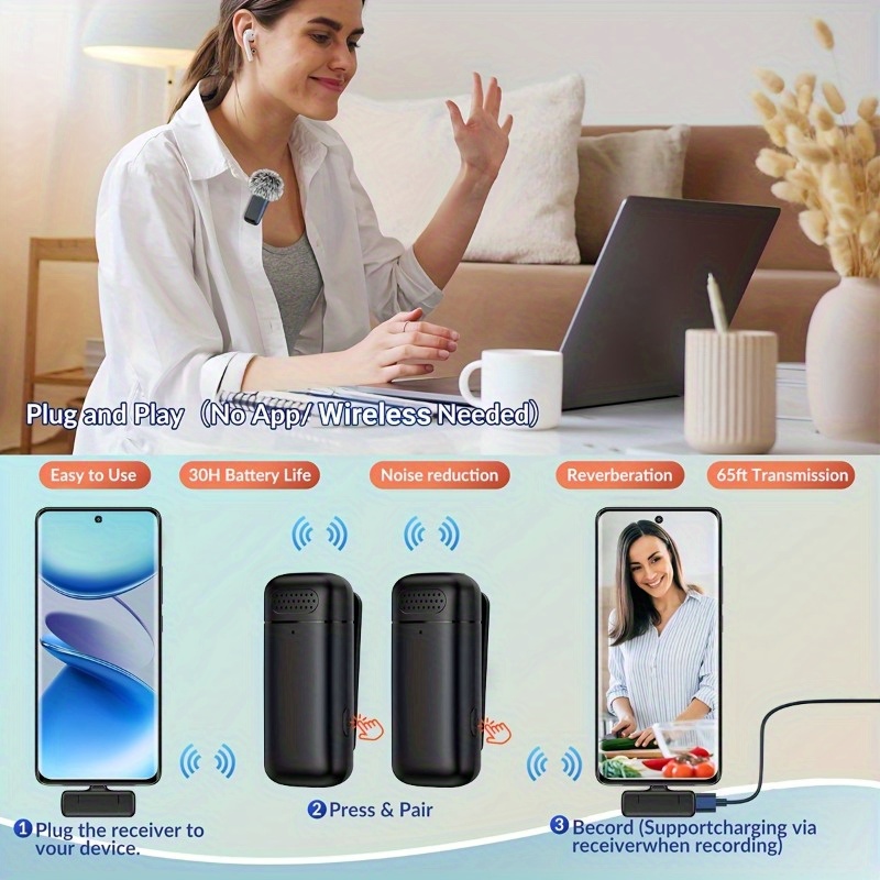 Draadloze lavaliermicrofoon me - Wireless Charger recensie en prijs