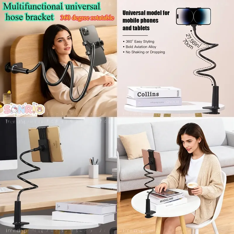 360 graden flexibele slang tel - Phone Holder recensie en prijs